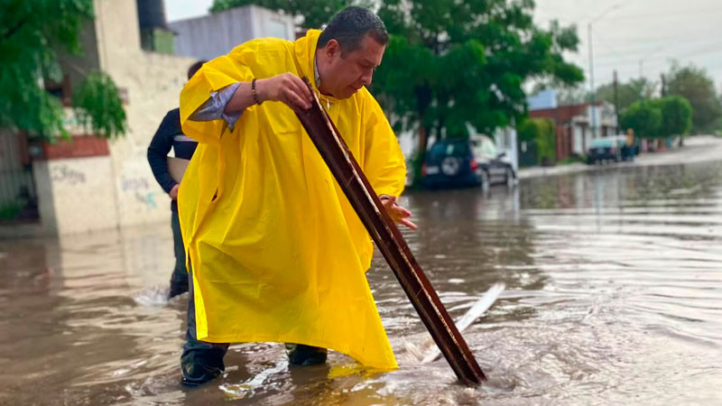 El gobierno panista de Morelia abandona a familias afectadas por las lluvias: JC Barragán 