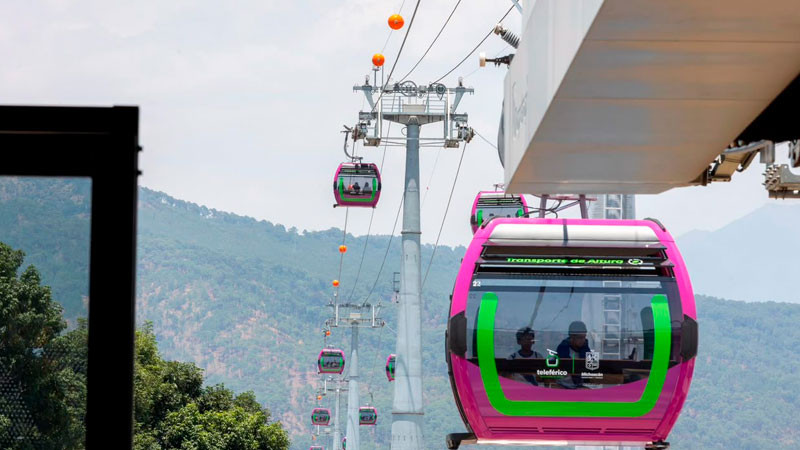 Consolidado como transporte de clase mundial, teleférico de Uruapan suma 18 mil pasajeros diarios 