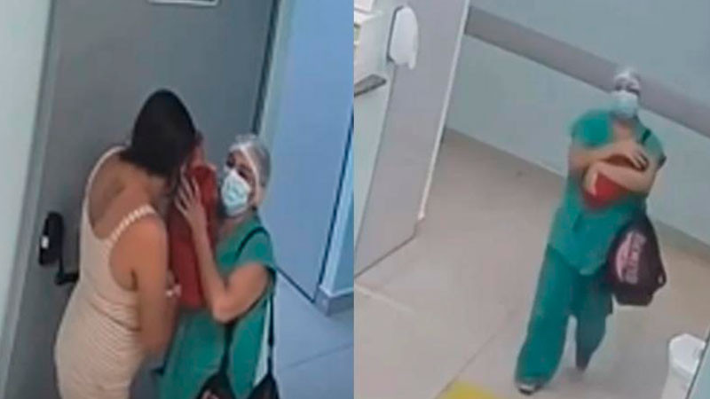 Captan intento de robo de un recién nacido en Brasil; tía de la menor detuvo a enfermera sospechosa 