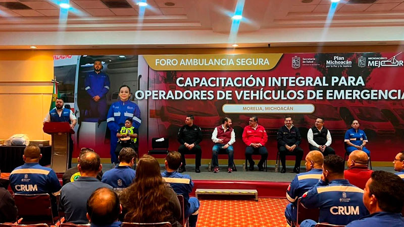 Fortalece Salvador Escalante la capacitación de su personal de Atención Prehospitalaria 