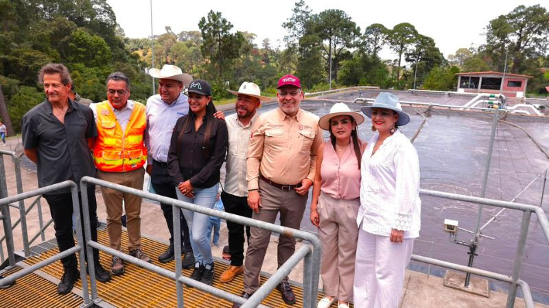 Planta “San Antonio” transforma el saneamiento en Uruapan; trata 82 % de las aguas residuales: Bedolla 