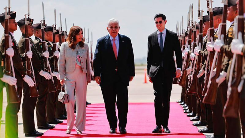 Presidente de Panamá inicia visita de trabajo en México; se reunirá con Claudia Sheinbaum 