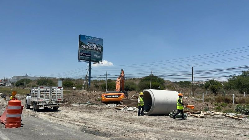 Gobierno federal reparará 15 socavones en la carretera federal 57, en Querétaro 