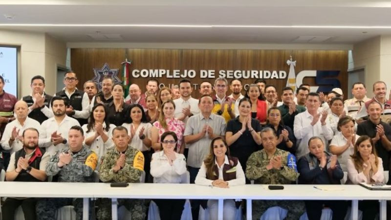 Instalan Puesto de Comando en Quintana Roo para reforzar respuesta ante lluvias y huracanes 