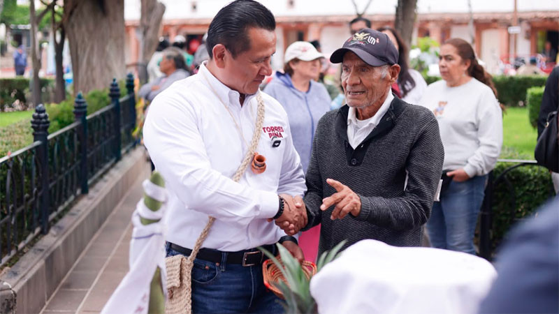 Con honestidad y cercanía, Torres Piña recorre municipios y fortalece la unidad de la 4T en Michoacán 