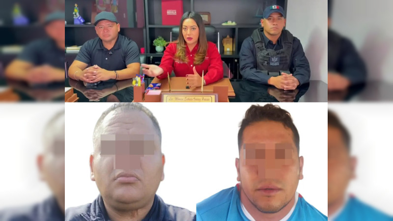 Michoacán: Alcaldesa de Zacapu defendió actuación de sus policías en emboscada a estatales en Nahuatzen y descalificó a críticos; hoy su director y subdirector de Seguridad están detenidos con posesiones de los agentes muertos 