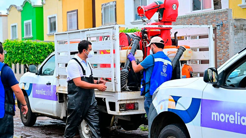 Gobierno de Morelia refuerza acciones preventivas contra el dengue 