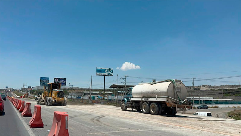 Obras en la Carretera 57 de Querétaro generan retrasos de hasta 20 minutos: GN 