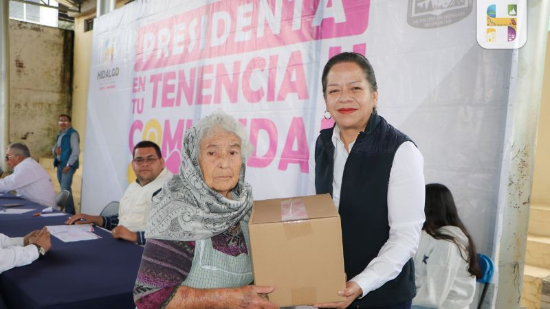Puente de Tierra recibe jornada de servicios y atención del Ayuntamiento de Hidalgo 