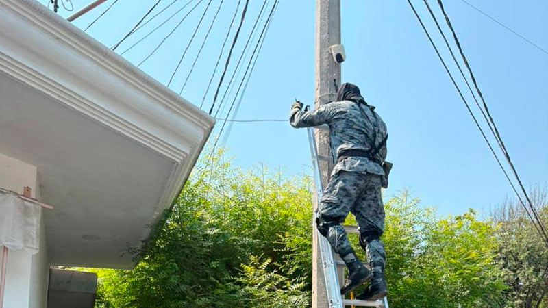 En Apatzingán, Michoacán desinstalan 13 cámaras "parásitas" 
