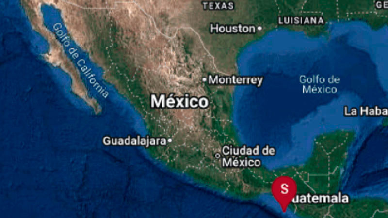 Reportan saldo blanco tras sismo de 7.4 en Chiapas 