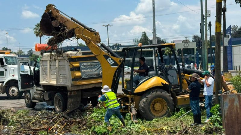 Gobierno Municipal atiende encharcamientos en colonia Benito Juárez 