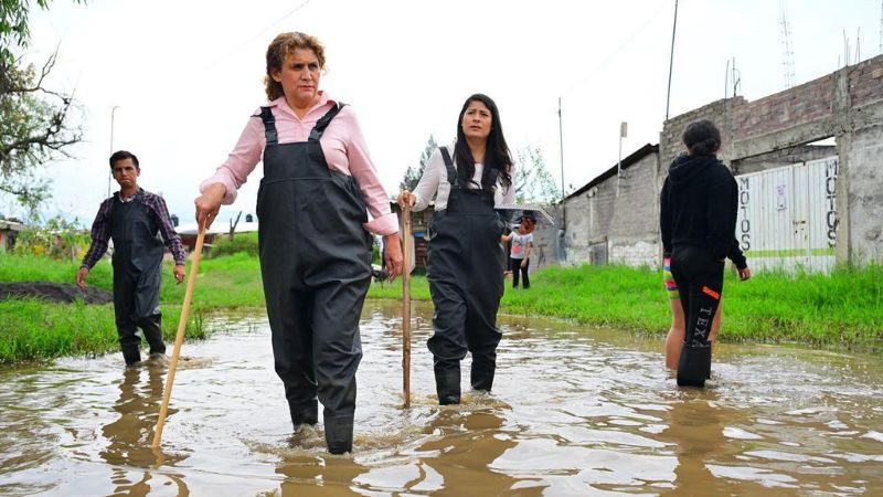 Gobierno de Morelia brinda apoyo a familias afectadas por lluvias en colonia Benito Juárez 