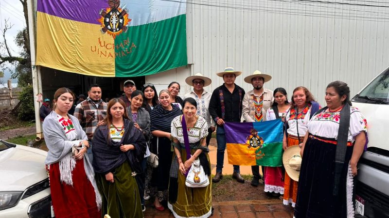 Comunidades indígenas recuerdan en Zirahuén a desaparecidos p'urhépecha: "Ni perdón, ni olvido" 