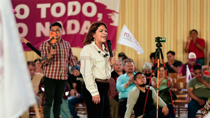 Fabiola Alanís: Con unidad, Michoacán no le fallará a la Presidenta Claudia Sheinbaum ni a Morena 