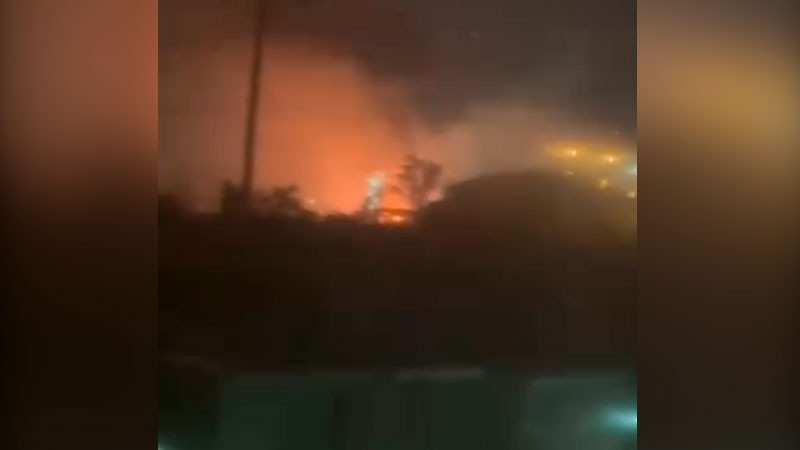 Explosión e incendio en la Refinería de Salamanca genera movimiento de socorristas 