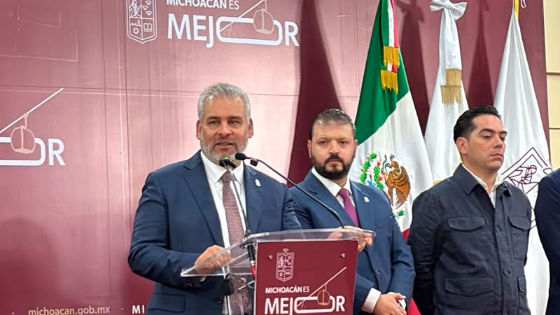 Federación y concesionaria, sin interés en sacar el tren de Morelia, denuncia Bedolla 