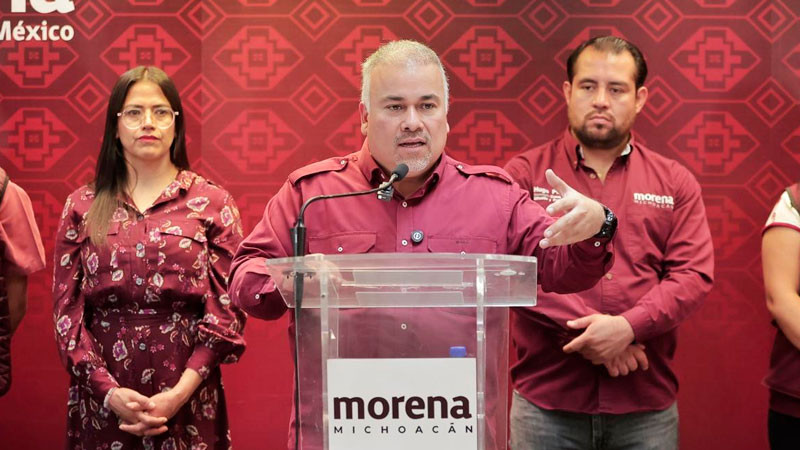 La derecha quiere manipular la democracia desde las redes: Morena Michoacán 