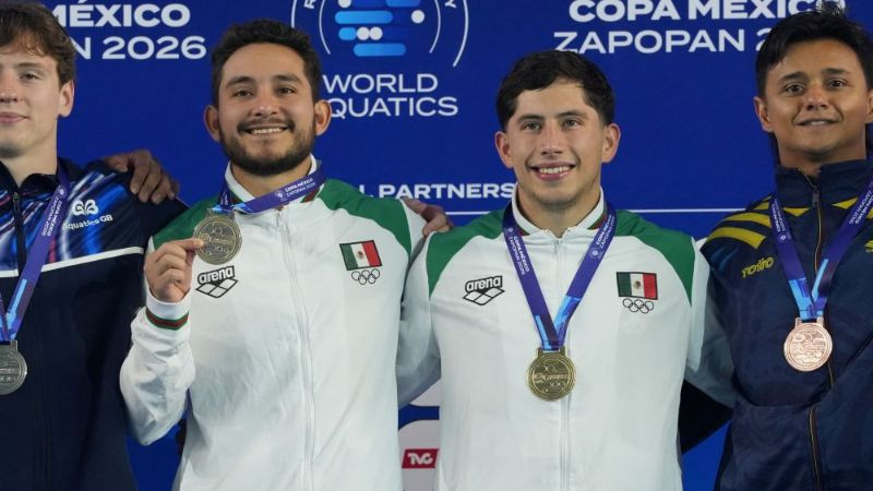 México cierra la Copa México de Clavados Zapopan 2026 con 10 medallas 