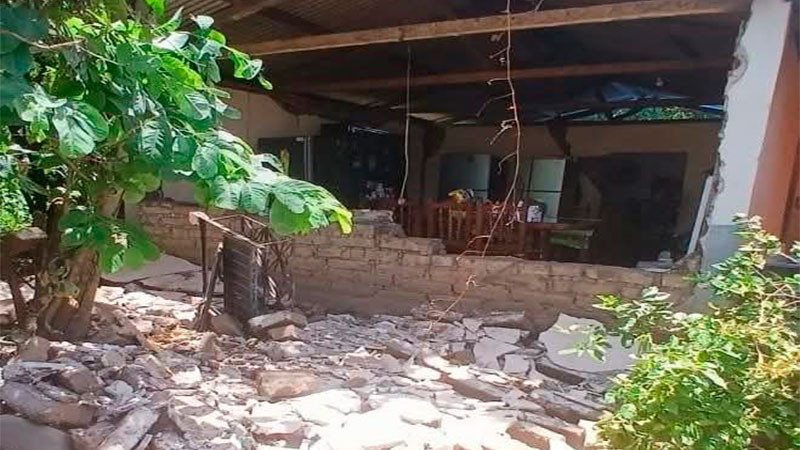 Sismo deja cerca de 400 viviendas con daños en 17 municipios de Chiapas 