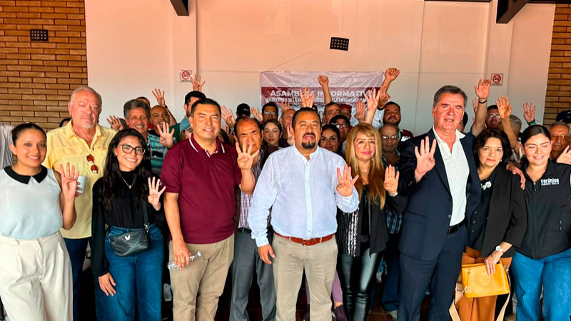 Equipo de Raúl Morón desplegó 250 asambleas territoriales de Morena en Michoacán; Olivio López Mújica destacó la organización territorial del movimiento  