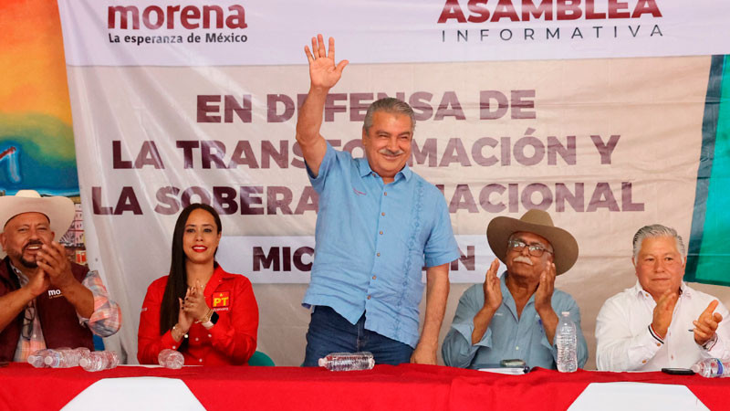 Despliega Raúl Morón estructura política con 800 asambleas simultáneas en Michoacán 