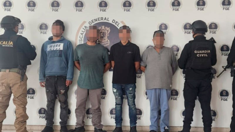 En Uruapan, Michoacán desarticulan banda dedicada al secuestro y extorsión: FGE 