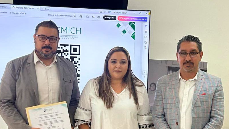 Capacita Magdo. Eric López Villaseñor al PRDM 