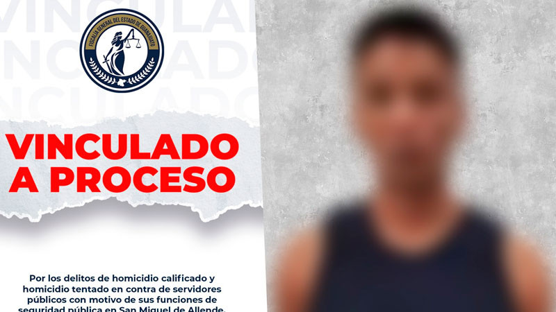 Enfrentará proceso penal presunto responsable de homicidio y ataque armado contra policías en San Miguel de Allende 