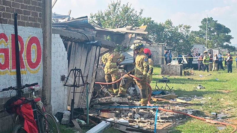 Explosión en polvorín de Chalco, Estado de México, deja un fallecido y un lesionado 