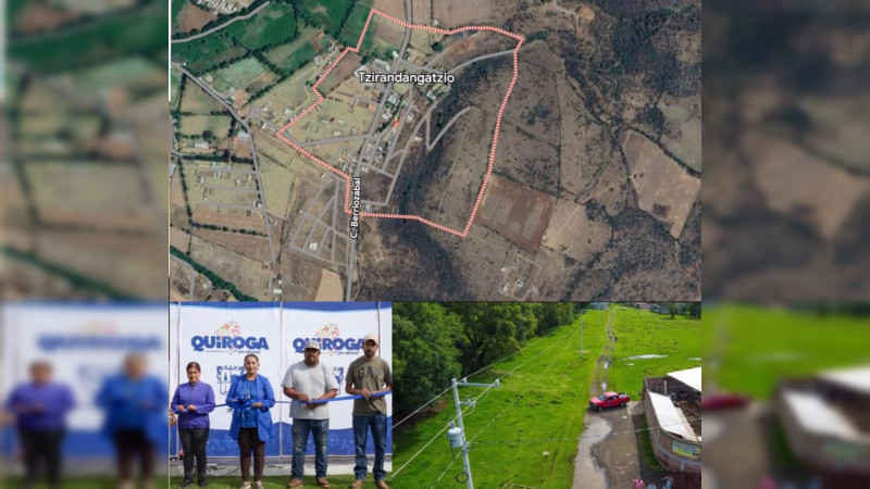 Inaugura alcaldesa electrificación en la periferia y desata suspicacia de pobladores de Quiroga, Michoacán: Allí tiene su rancho y terrenos que va a fraccionar, acusan 