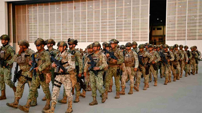 Refuerzan seguridad en Zacatecas con la llegada de 100 militares de Fuerzas Especiales 