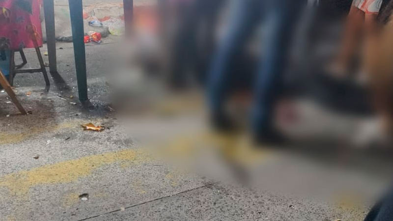 En Uruapan, Michoacán joven resulta herido en pelea callejera 