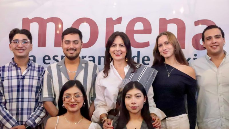 Jóvenes comparten con Gaby Molina la visión de futuro para Michoacán 