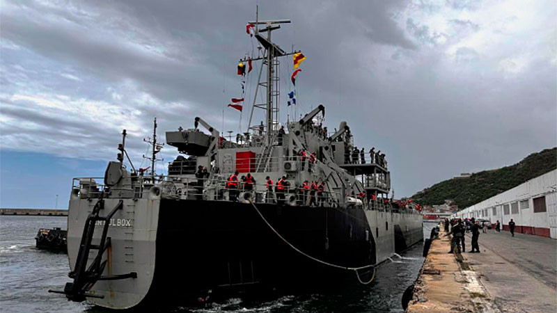 Concluye fase marítima de apoyo mexicano en Venezuela; buques de la Semar regresan a Veracruz 