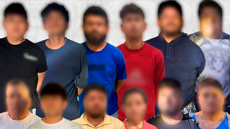 Desarticulan presunto grupo criminal tras operativo en León; hay 12 detenidos 