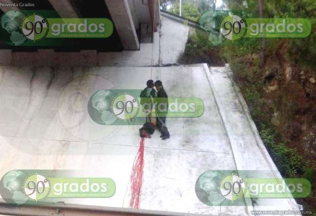 Pobladores, presuntos responsables de colgar a dos sujetos en Zinapécuaro, Michoacán 