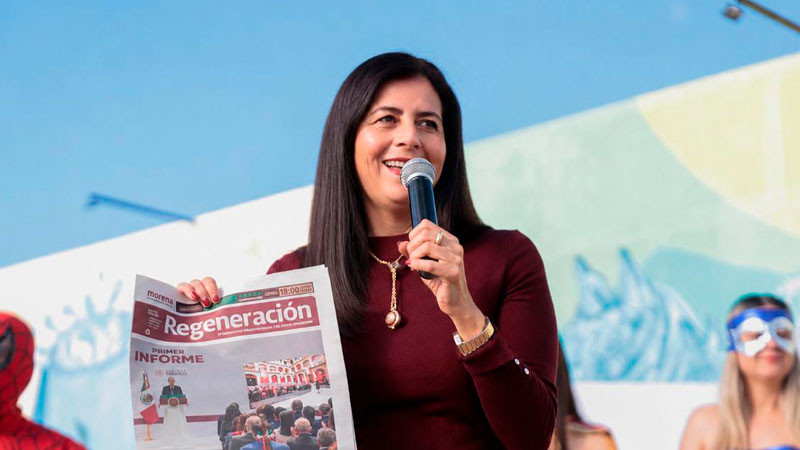 Gaby Molina llama a fortalecer la unidad en Asamblea Informativa de Morena 
