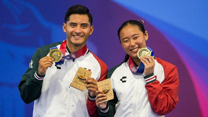 México gana oro en taekwondo poomsae mixto con Cecilia Lee y William Arroyo en los Juegos Centroamericanos y del Caribe 2026 