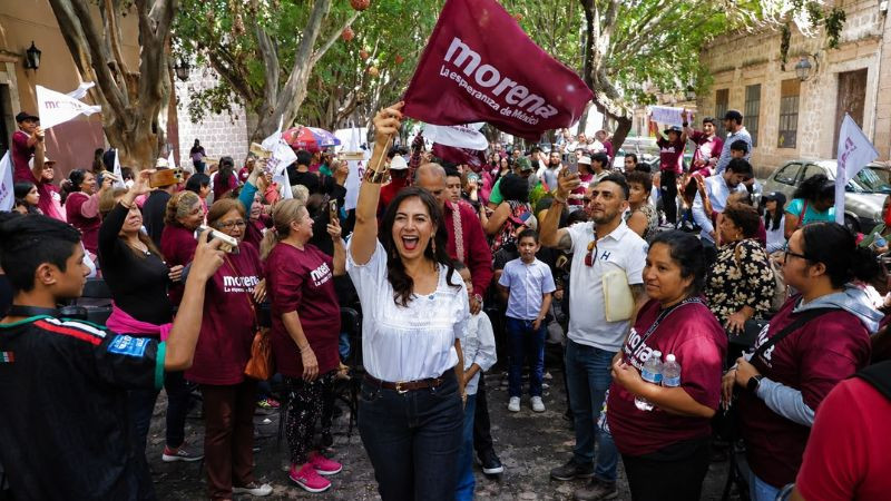 Pueblo organizado respalda a Gaby Molina para fortalecer la Transformación 
