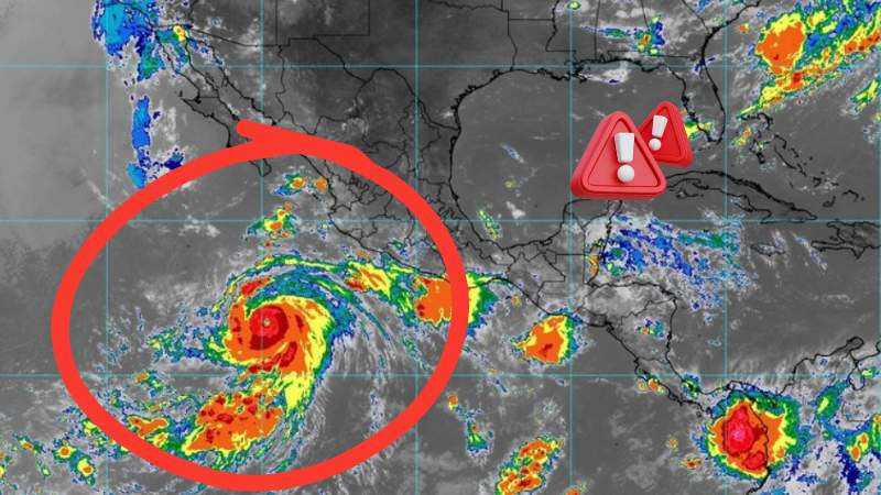 ¿Genevieve impactará México? Huracán mayor categoría 3 se fortalece y pone en alerta por lluvias 