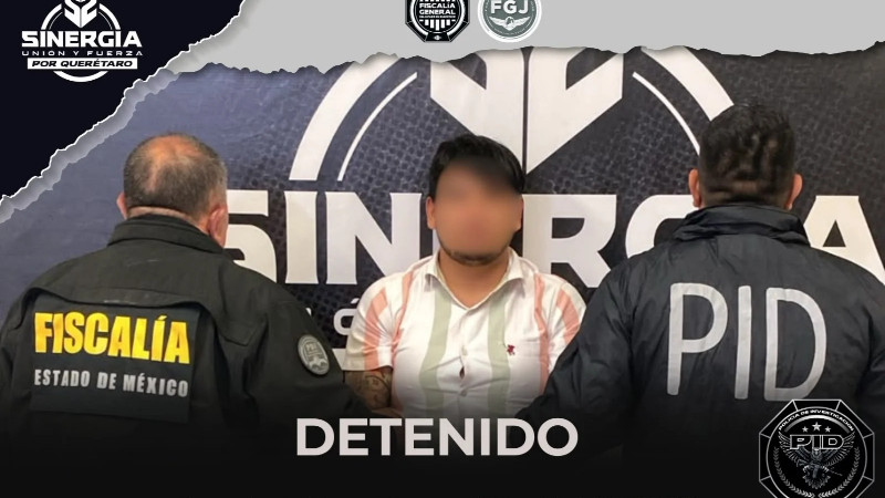 Cae “El Ojitos” en Querétaro; era buscado por autoridades del Estado de México por homicidio 