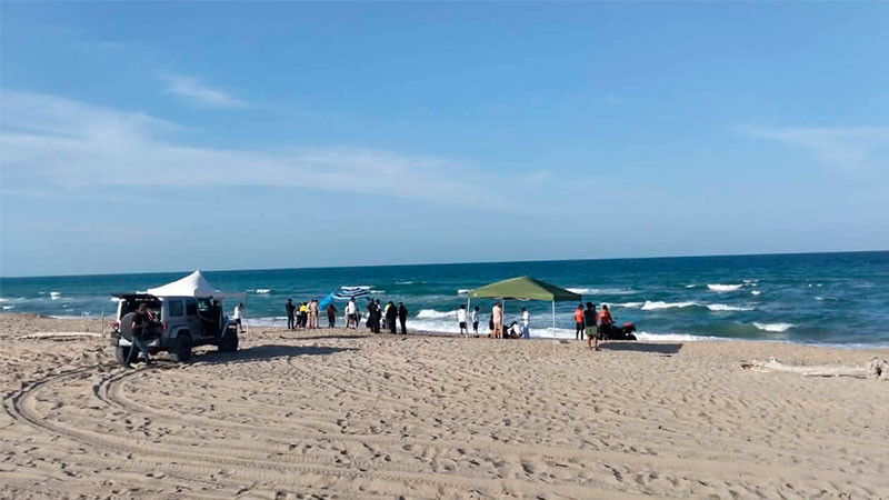 Fallece turista tras ser arrastrado por el oleaje en playa de Altamira, Tamaulipas; otro hombre fue rescatado 