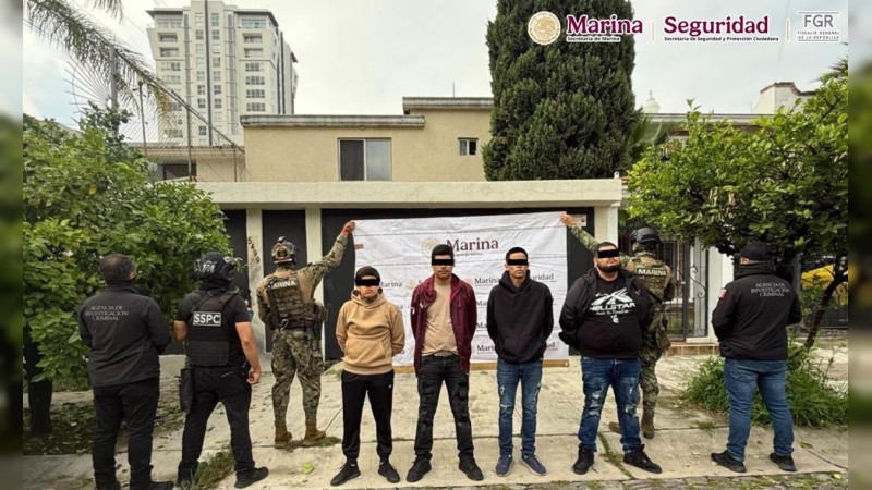Golpe a red criminal en Zapopan: capturan a seis presuntos integrantes de grupo de Jalisco y decomisan arsenal, estupefaciente y vehículos