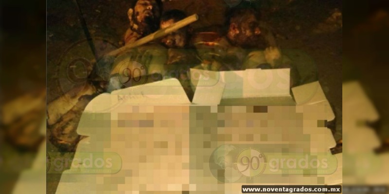 Localizan tres cadáveres descuartizados en Parácuaro, Michoacán; dejan mensaje - Foto 1 