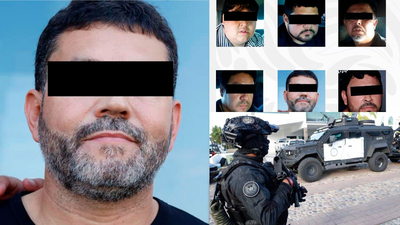 Capturan en Mazatlán a "El Tío", presunto operador de los hijos de Joaquín Guzmán Loera; hay otros 5 detenidos 