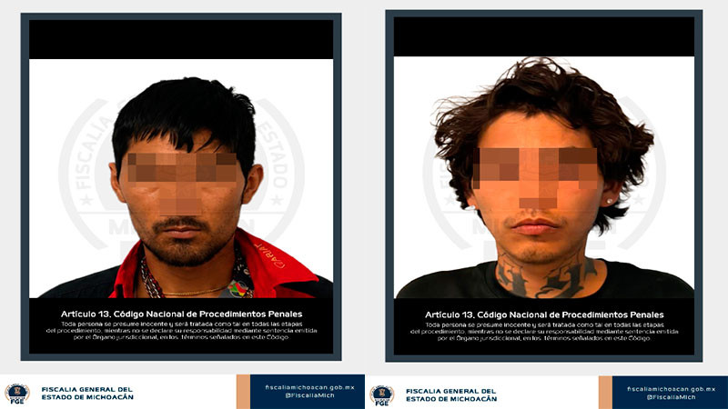 Vinculan a proceso a dos presuntos responsables de robo de vehículos con violencia en Morelia, Michoacán  