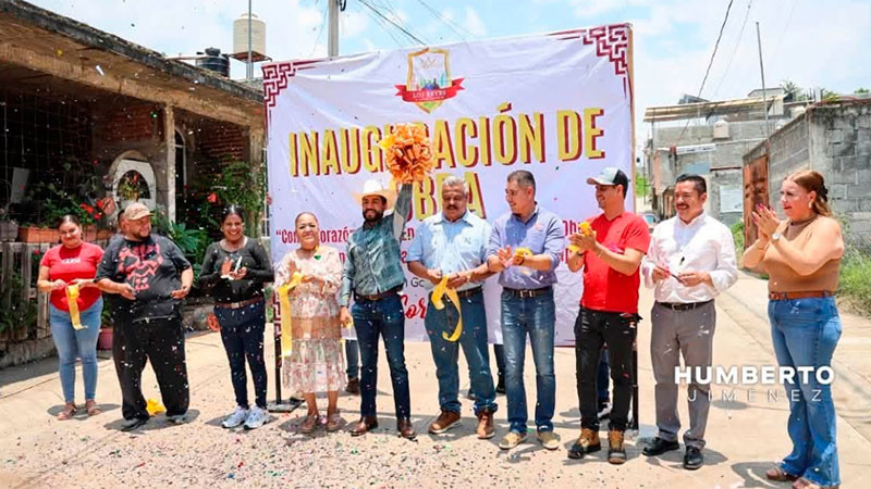 Más calles dignas para Los Reyes; Humberto Jiménez entrega obras que mejoran la movilidad de las familias 