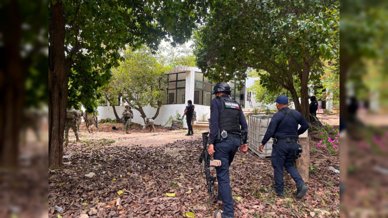 Tras denuncias de desplazamiento, despliegan operativo permanente en comunidades rurales de Lázaro Cárdenas, Michoacán  