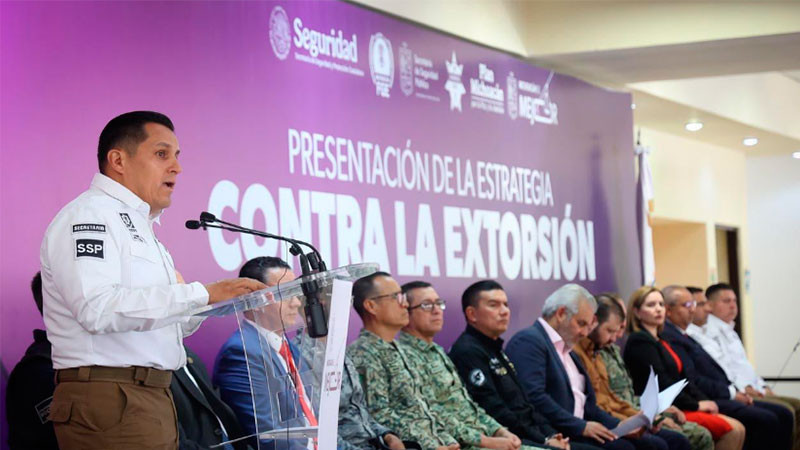Estrategia estatal contra la extorsión fortalece prevención y atención a víctimas: SSP 